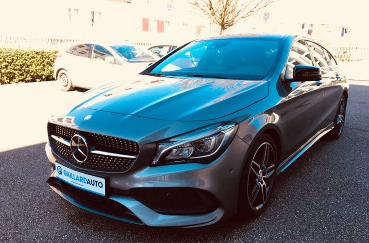 Une Mercedes CLA Shooting Brake importé d'Allemagne par le mandataire Gaillard Auto