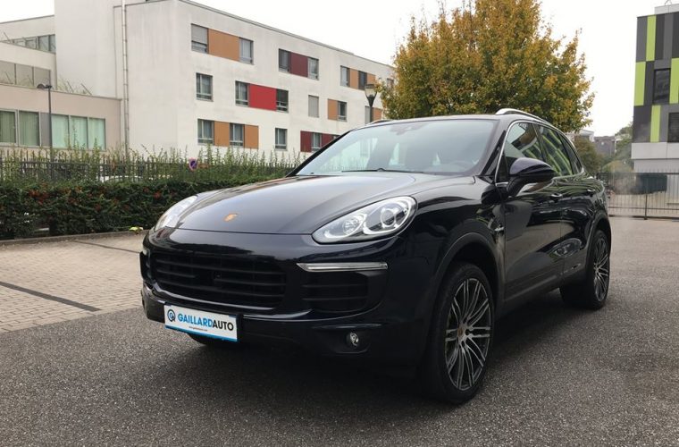 Un Porsche Cayenne d'occasion importé d'Allemagne par le mandataire Gaillard Auto