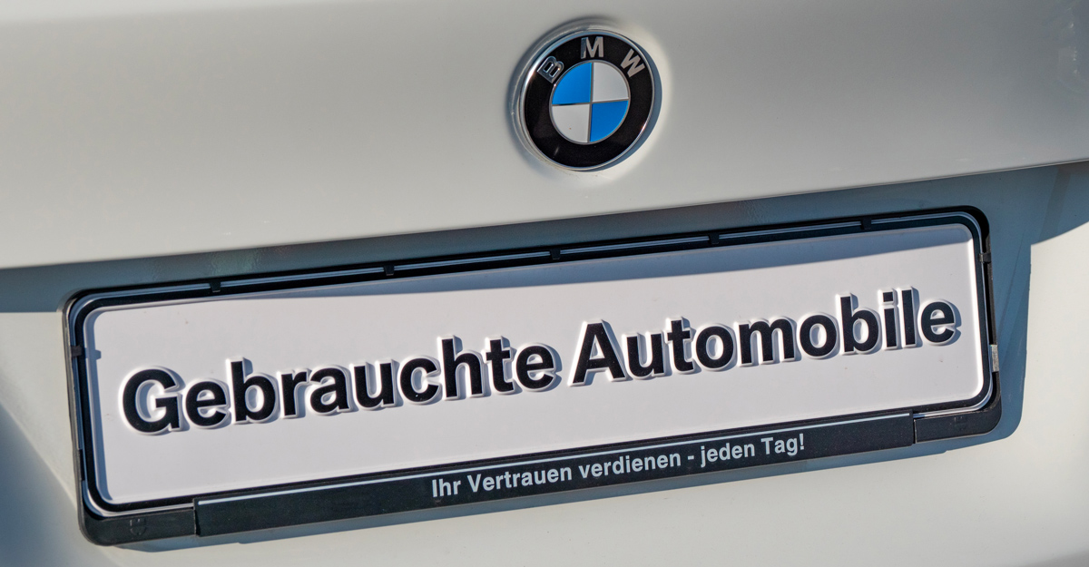 Une voiture d'occasion allemande avec le label BMW Premium Selection 