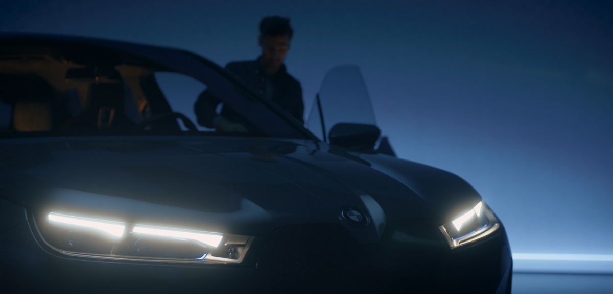 Les projecteurs LED d'une BMW