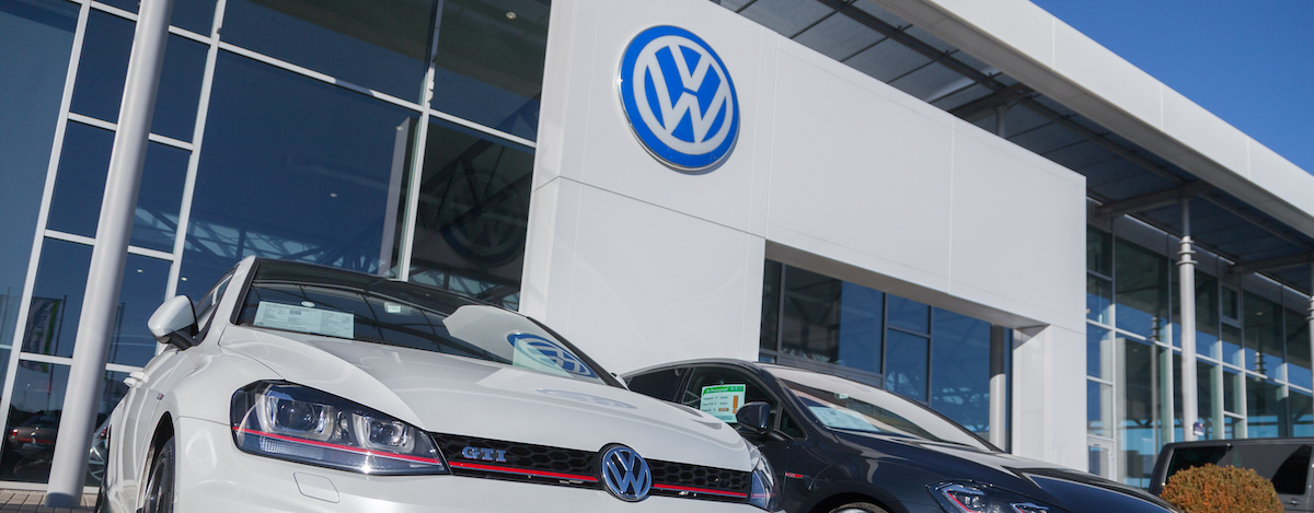 Une concession Volkswagen en Allemagne, à Fuerth 