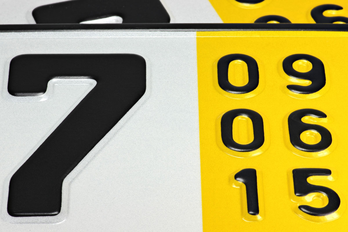 Plaques de transit allemandes que sont les plaques jaunes