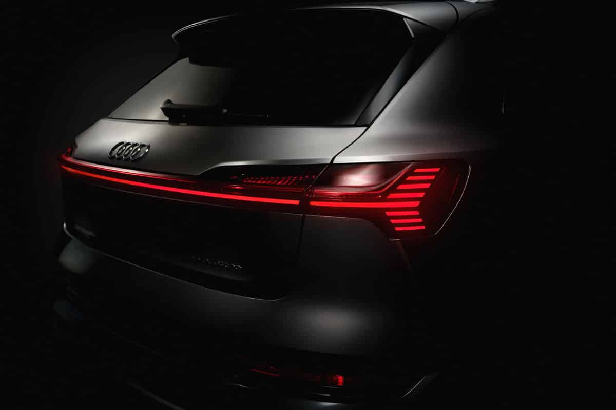 Zoom sur l'arrière d'une Audi