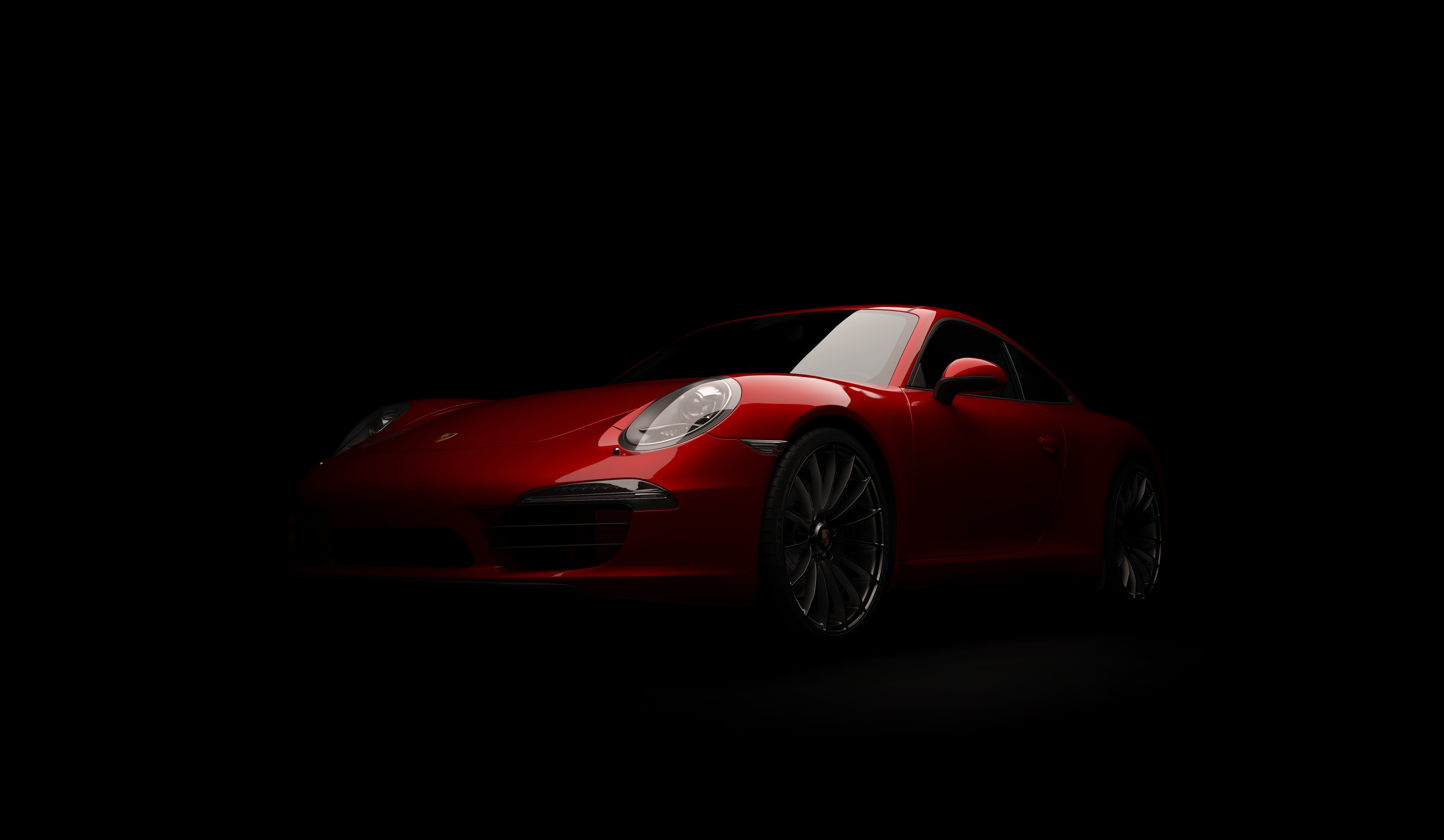Porsche 911 Carrera Turbo rouge