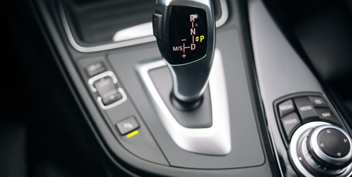 Levier de sélection de boîte automatique BMW avec modes P R N D et M/S